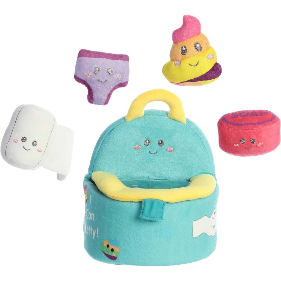 ebba™ Baby Talk™ My First Potty™ 7 Inch Stuffed Activity Carrier Toy