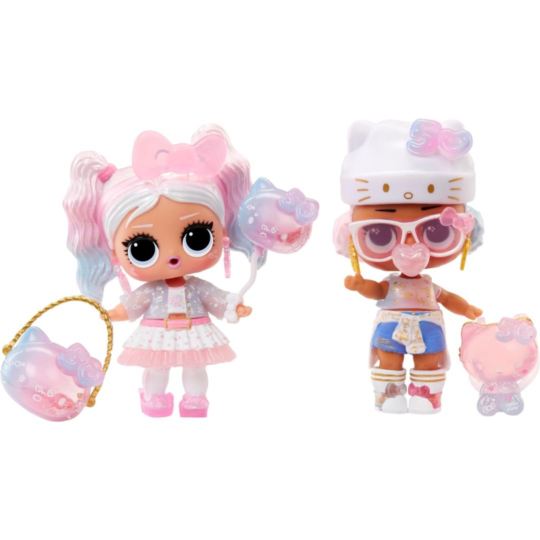 L.O.L. Surprise LOL Loves Hello Kitty Tots Crystal Cutie Limited Edition 50th Anniversary, 1 Figure Pack, Styles May Vary
