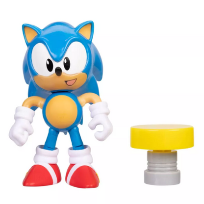 Sonic The Hedgehog 4-Inch Action Figure Classic Sonic with Yellow Spring