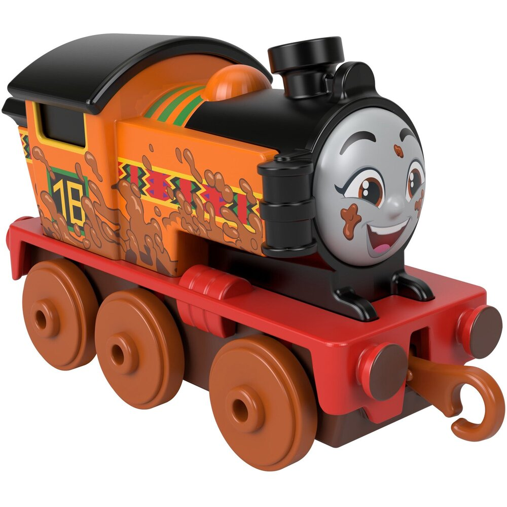 Thomas & Friends Mud Run Nia Push-Along Engine Metal Engine