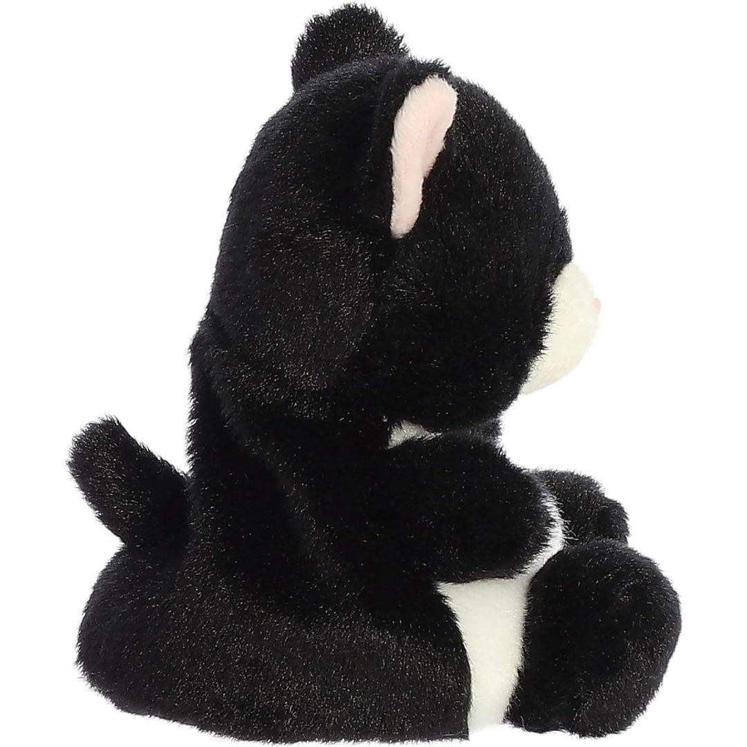 Aurora® Palm Pals™ Cricket Black & White Cat™ 5 Inch Stuffed Animal Plush Toy #1-104 Pet