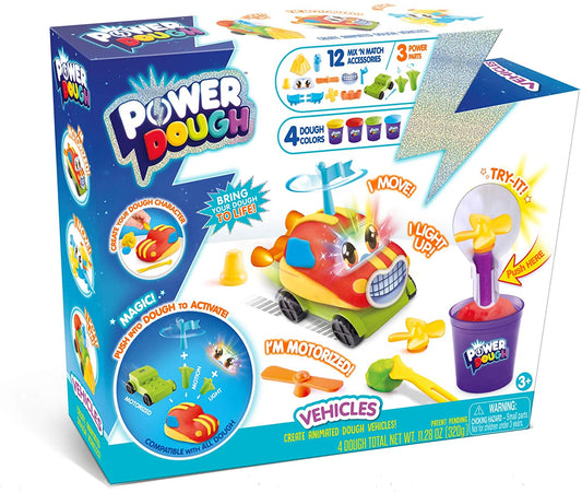 Power Dough Vehicles Large Box Interactive Dough (20 Piece)