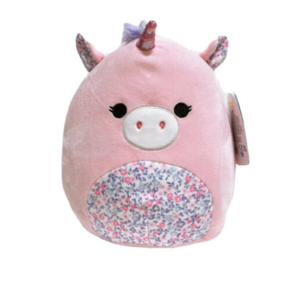 Squishmallows Official Kellytoy Spring Squad 8-Inch Mikah the Pink Unicorn Plush Toy S8-#359-2