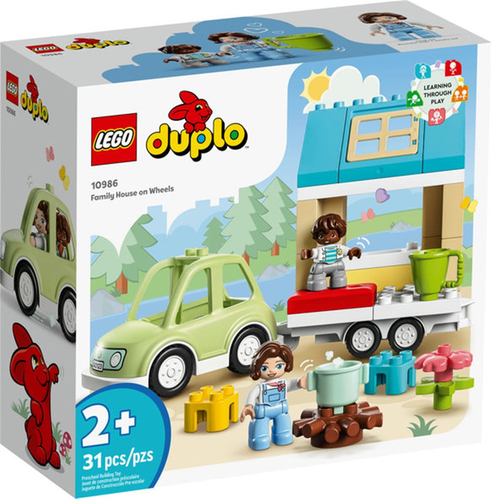 LEGO® DUPLO® 10986 Town Family House on Wheels Building Kit