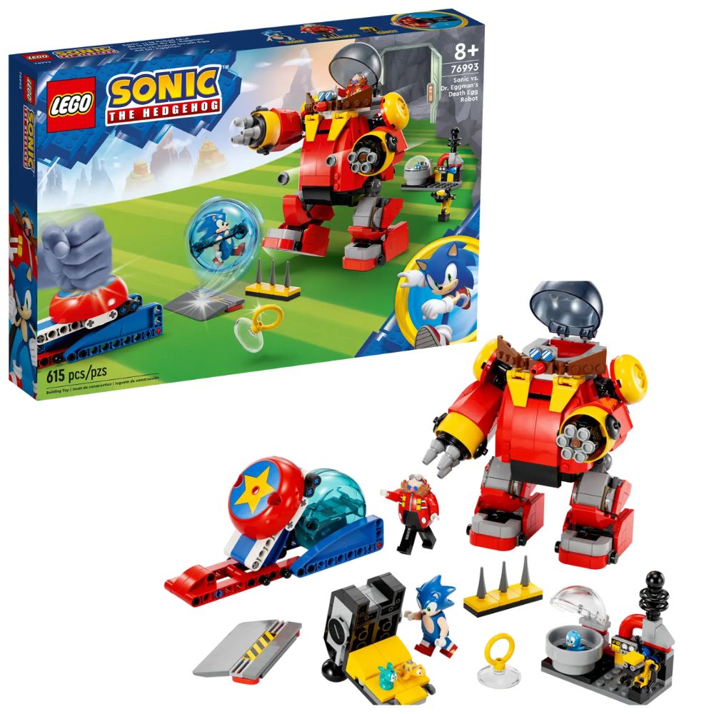 LEGO® Sonic the Hedgehog™ Sonic vs. Dr. Eggman’s Death Egg Robot 76993 (615 Pieces)