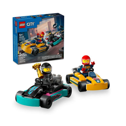LEGO® City Go-Karts and Race Drivers Building Kit 60400, 99 Pieces