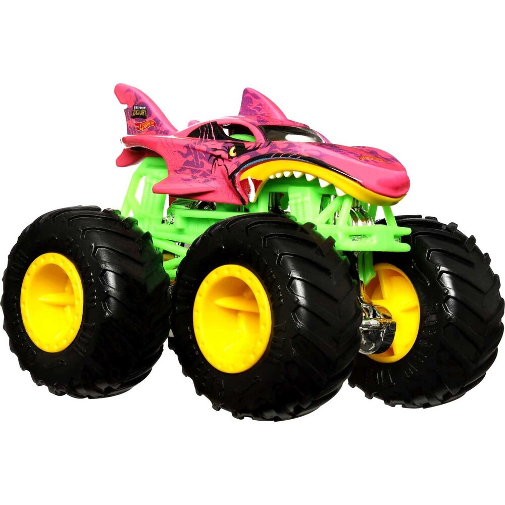 Mattel Hot Wheels Monster Trucks Color Shifters Shark Wreak Scale 1:64