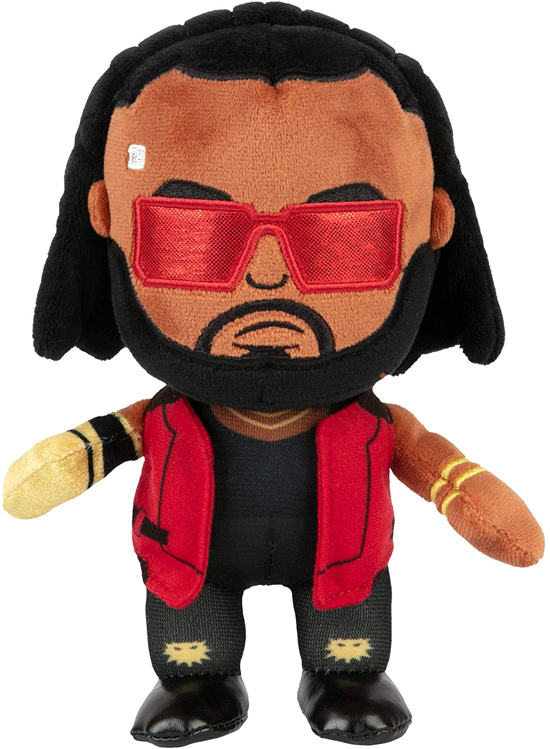 JINX Cyberpunk 2077 M8Z Dexter Deshawn Plush Stuffed Toy, Multi-Colored, 8.75" Tall