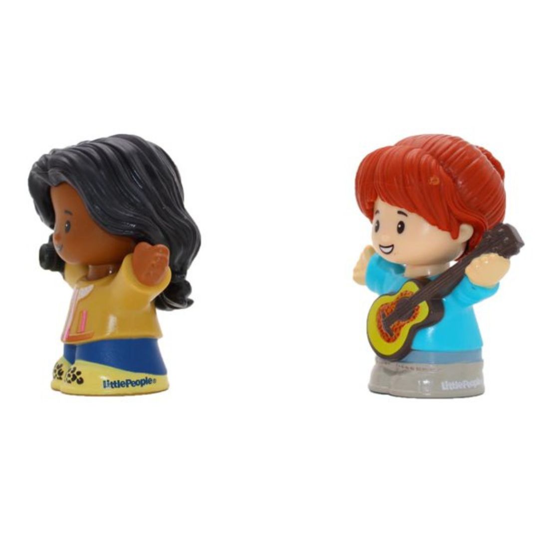 Fisher-Price Little People 2 Pack Action Toy Figure, Photographer and Guitarist