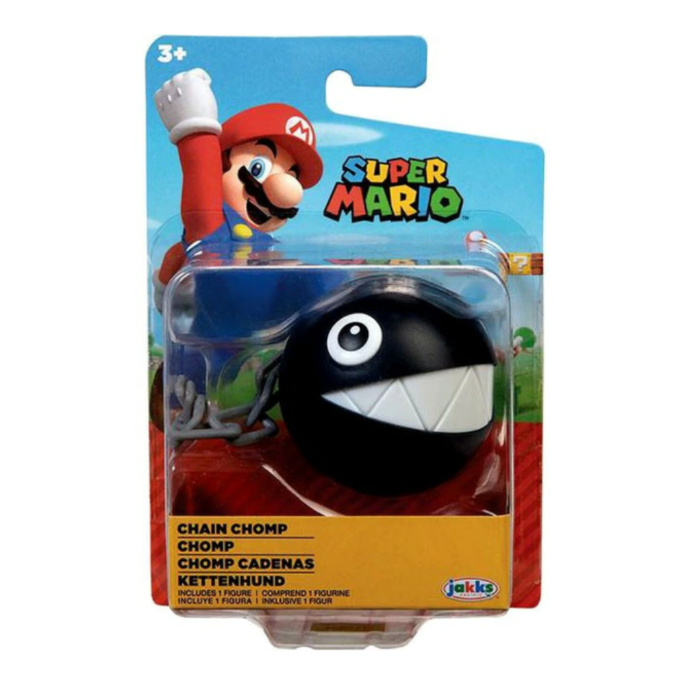 Super Mario 2.5" Mini Action Toy Figure, Chain Chomp