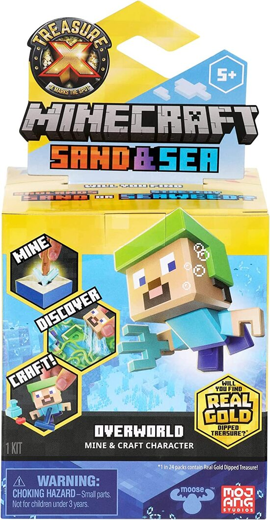Treasure X Minecraft Sand & Sea Overworld Minecraft Character (Styles May Vary)