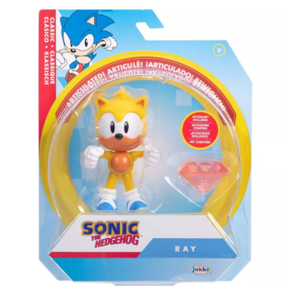 Sonic the Hedgehog Super Silver Action Figure with White Emerald Accessory