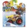 Hot Wheels Monster Trucks Color Shifters Mega-Wrex 1:64 Scale Toy Truck, Changes Color with Water