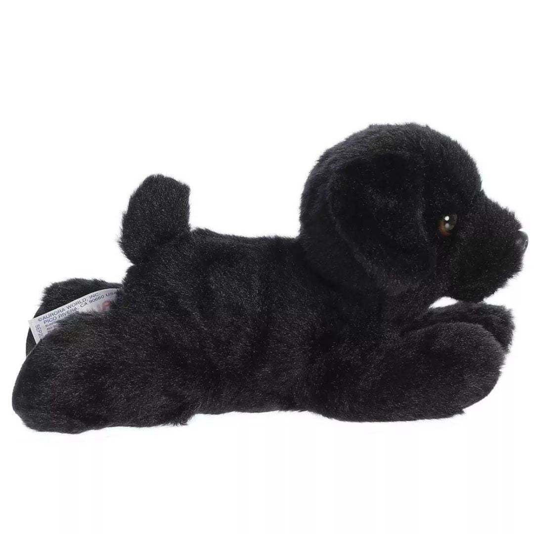 Aurora® Mini Flopsie™ Blackie™ Black Labrador 8 Inch Stuffed Animal Plush