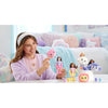 Barbie Chelsea Cutie Reveal Small Doll & Accessories, Brunette with Teddy Bear Costume, 6 Surprises