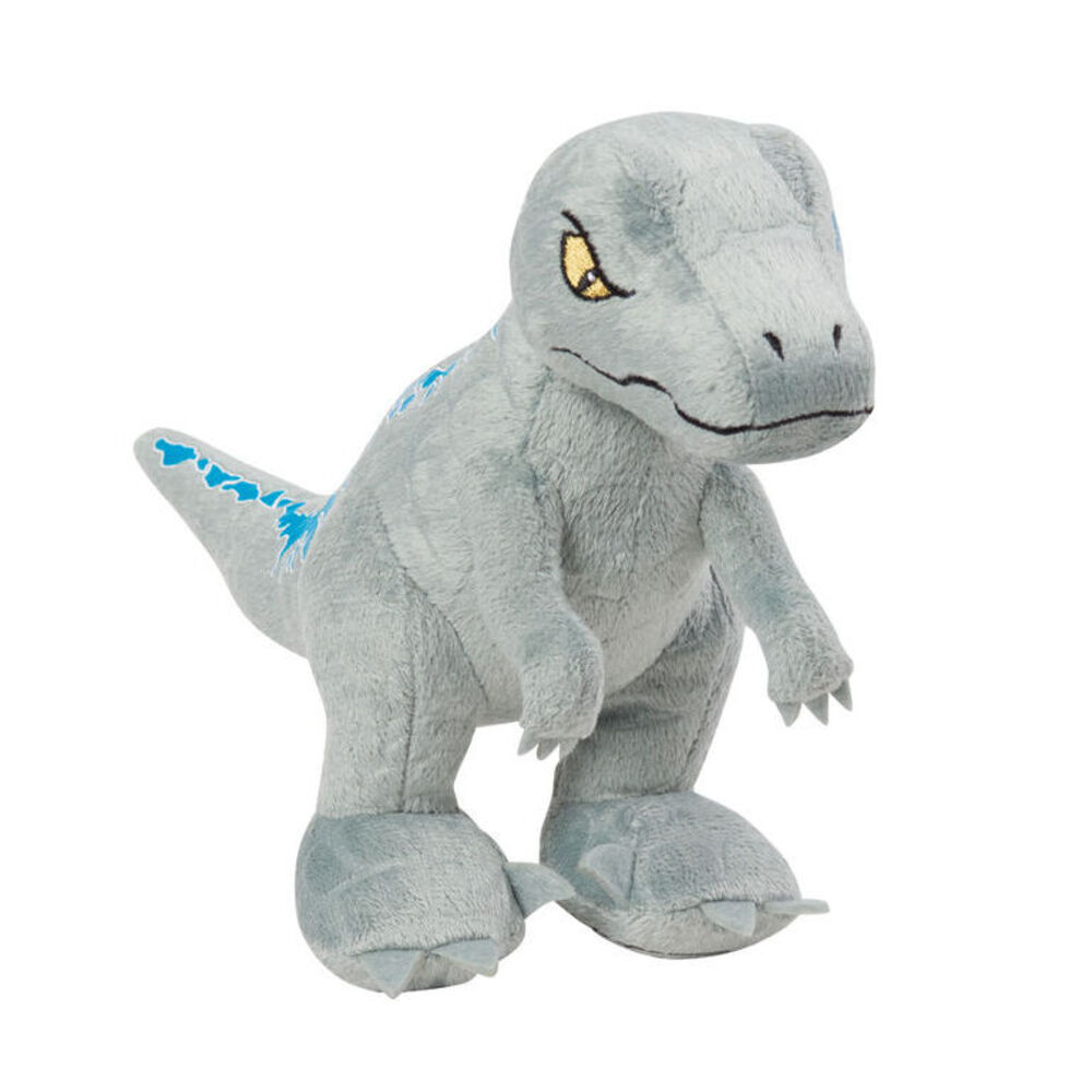 Jurassic World Dominion 7 inch Plush Blue Velociraptor Toy