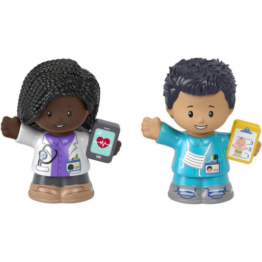 Fisher-Price Little People 2 Pack Action Figure Toy, Doctor and Nurse