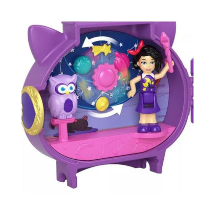 Polly Pocket Pet Connects Stackable Owl Compact Playset