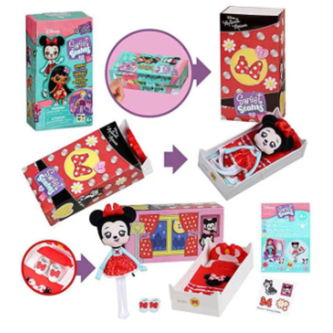 Disney Sweet Seams Mystery Doll & Playset - Minnie Mouse  (1 Pack)