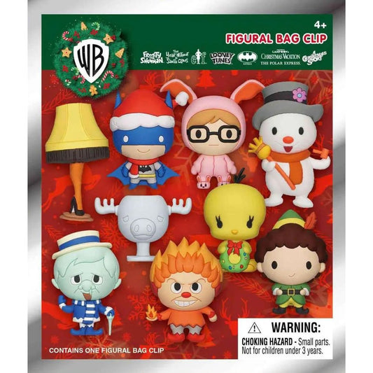 Monogram Warner Bros. Christmas 3D Foam 1 Random Blind Bag Clip Key Ring