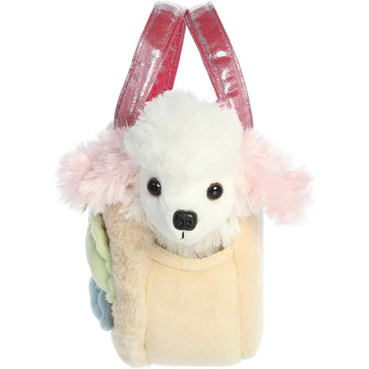 Aurora® Fancy Pals™ Dim Sum Poodle™ 7 Inch Stuffed Animal with Purse Carrier
