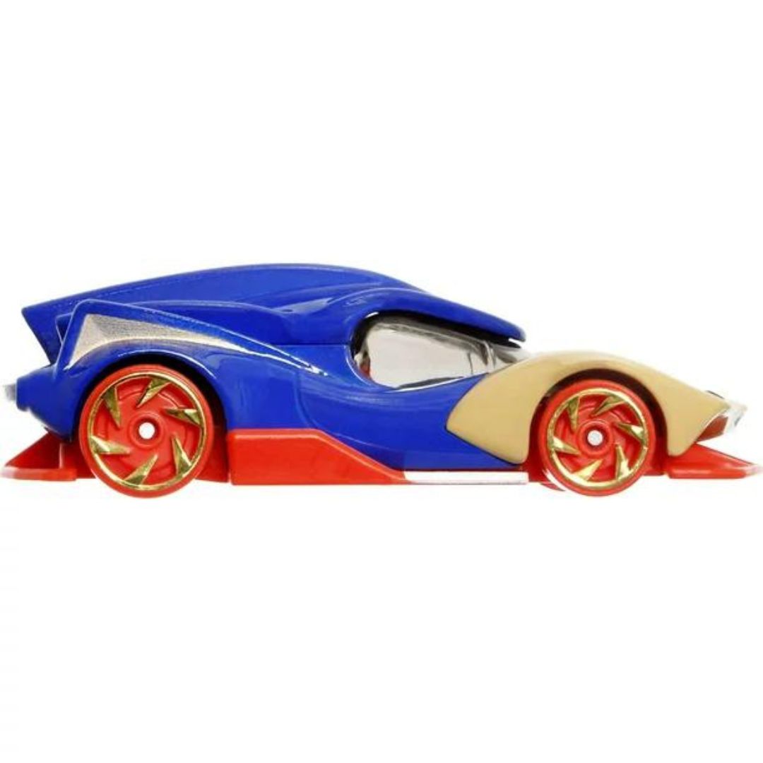 Hot Wheels Sonic the Hedgehog Character Car, 1:64 Scale Toy Collectible