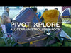 Evenflo Pivot Xplore All-Terrain Stroller Wagon, Adventurer Gray