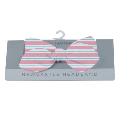 Newcastle Classics Candy Stripe 100% Bamboo Cotton Baby Headband
