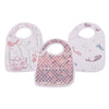 Newcastle Classics Under The Sea 100% Soft Bamboo Cotton 3 Pack Snap Bibs 12