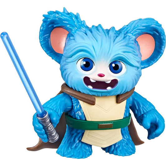 Front view thumbnail of Nubs 2.5-inch action figure holding his blue lightsaber accessory.